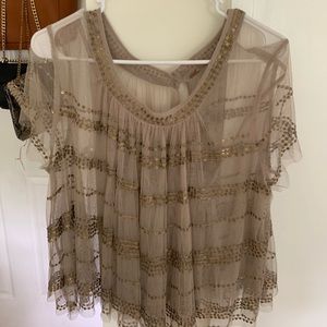 Free People Sequin Top